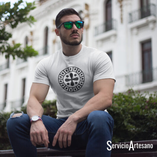 Mandala Hélices Negras Hombre