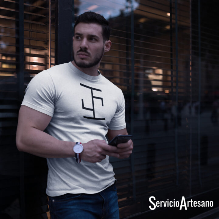 Camiseta con Símbolo Rúnico «Sanación» Hombre