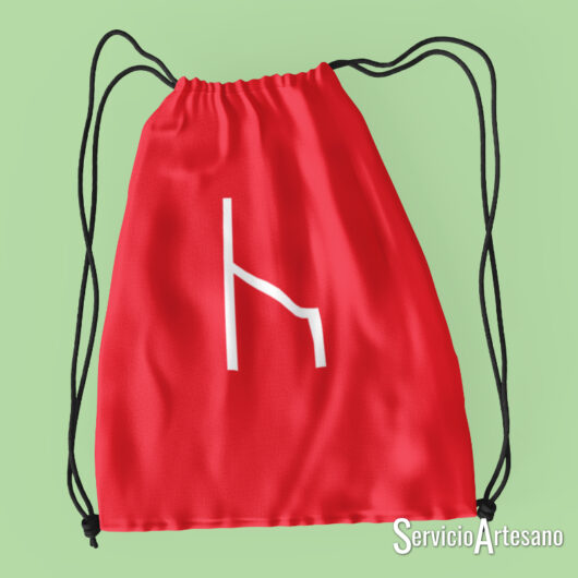 Bolsa de Deporte Vikinga "Raido": Ilumina tu Camino con Pasión