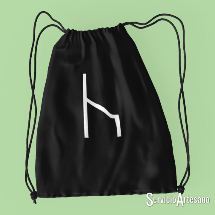 Bolsa de Deporte Vikinga "Raido": La Runa Iluminacaminos y el Viaje del Descubrimiento