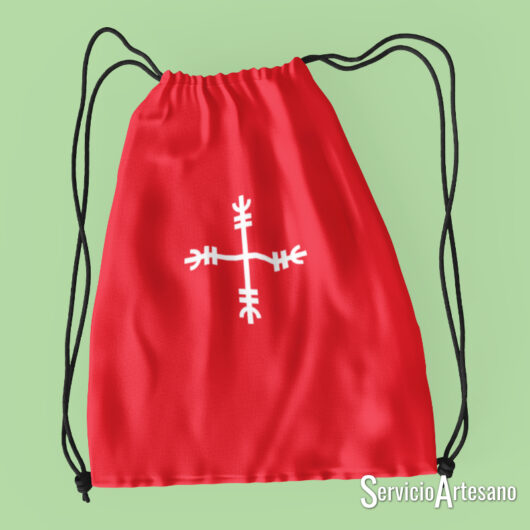 Bolsa de Deporte Vikinga "Thurisaz": Protección Ardiente y Defensa