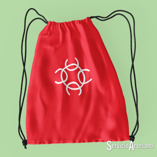 Bolsa de Deporte Vikinga "Perthro": Transmutación Ardiente y Destino